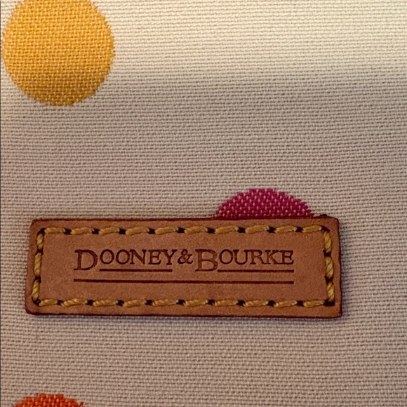 Dooney & Bourke Multicolor Polka Dot Tote - Picture 3 of 6